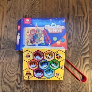Clamp Bee To Hive Toy - Fine Motor Skills